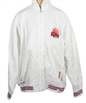 Jay-Z Owned, Worn and Signed Roc-A-Fella Promotional Jacket with Incredible Inscription (JSA)