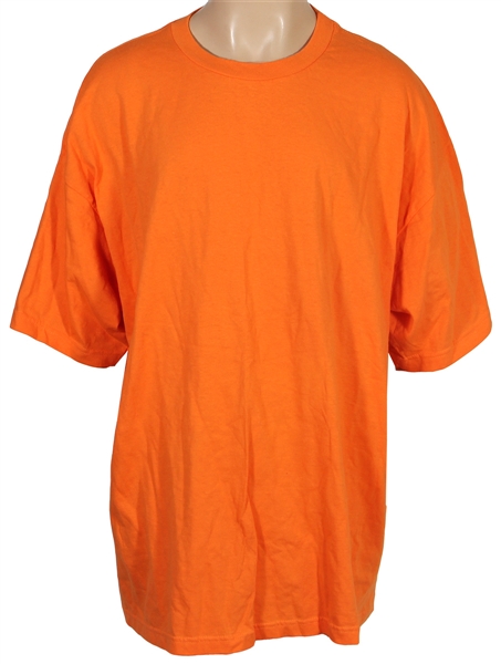 Eminem Stage Worn Orange T-Shirt