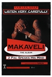 2Pac “Makaveli” Listen Very Carefully Album Promotional Poster