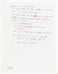 Drake Handwritten Unpublished “It’s All Timing” Lyric (Beckett)