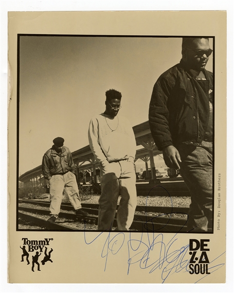 Posdnuos Signed De La Soul Press Photograph