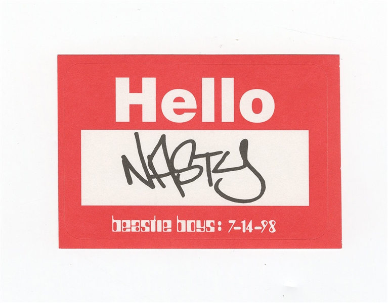 Beastie Boys "Hello Nasty" 1998 Promotional Sticker