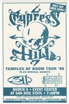 Cypress Hill 1996 Boom Tour Concert Poster