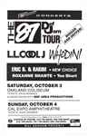 1987 Def Jam Tour Poster Featuring LL Cool J and Whodini