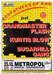 "Godfathers of Rap" Concert Poster (Grandmaster Flash, Kurtis Blow, and the Sugar Hill Gang)