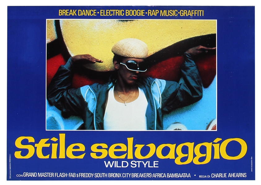 Stile Selvaggio/"Wild Style" Italian Movie Poster