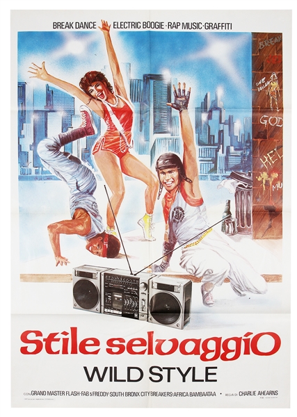 Stile Selvaggio/"Wild Style" Italian Movie Poster