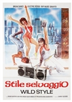 Stile Selvaggio/"Wild Style" Italian Movie Poster