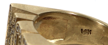 Tupac Shakur Owned & All About U Music Video Worn “M.O.B” Pinky Ring