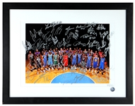 2010 NBA Rookie Photoshoot Group Signed Photograph (NBA Authentication)