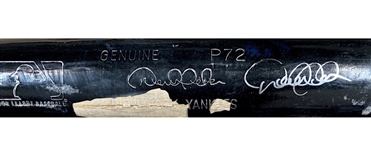 2000 Derek Jeter NY Yankees Game Used & Signed Bat (MLB Authentication, PSA & Steiner)