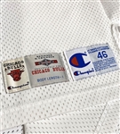 1995-96 Michael Jordan Chicago Bulls Game Used & Signed Home Jersey Regular Season & Finals MVP (Alan Meza & JSA)