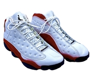 1997-98 Michael Jordan Chicago Bulls Game-Used Air Jordan XIII Shoes Championship Season
