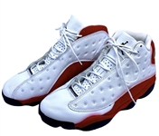 1997-98 Michael Jordan Chicago Bulls Game-Used Air Jordan XIII Shoes Championship Season