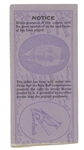1928 NY Yankees vs. St. Louis Cardinals World Series Game 3 Ticket – Lou Gehrig 2 HRs