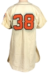 1962 Robin Roberts Baltimore Orioles Signed Game-Used Home Jersey (JSA & Matt Minker Collection)