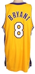 2004-05 Kobe Bryant LA Lakers Game-Used Home Jersey (MEARS A10 & Teammate LOA)