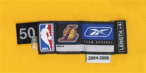 2004-05 Kobe Bryant LA Lakers Game-Used Home Jersey (MEARS A10 & Teammate LOA)