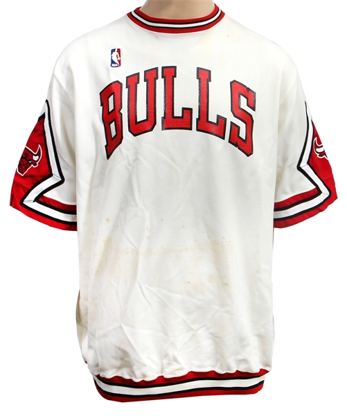 Michael Jordan Worn 1987-1988 Chicago Bulls Shooting Shirt (MEARS)