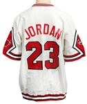 Michael Jordan Worn 1987-1988 Chicago Bulls Shooting Shirt (MEARS)