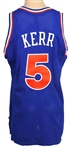 Steve Kerr Game Worn 1989 Cleveland Blue and Red Jersey