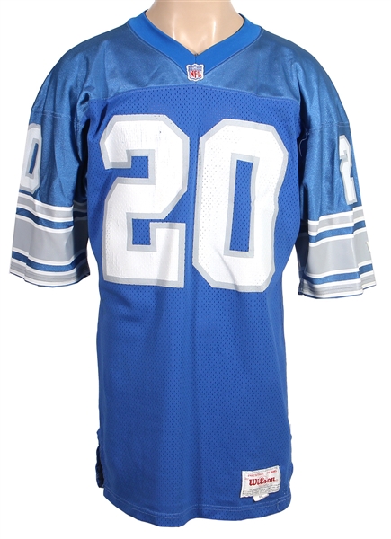 Barry Sanders Game Worn 1990-1991 Detroit Lions Jersey