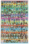 1975 Topps Baseball Uncut Sheet with 132 Cards
