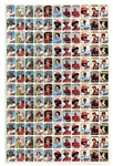 1980 Topps Baseball Uncut Sheet With 132 Cards (All Phillies Players)