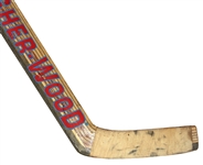 Tom Barrasso Pittsburgh Penguin Game Used Sherwood Hockey Stick