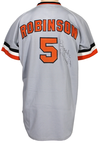 1975 Brooks Robinson Baltimore Orioles Game-Used and Signed Jersey (JSA & Matt Minker Collection)