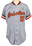 1975 Brooks Robinson Baltimore Orioles Game-Used and Signed Jersey (JSA & Matt Minker Collection)