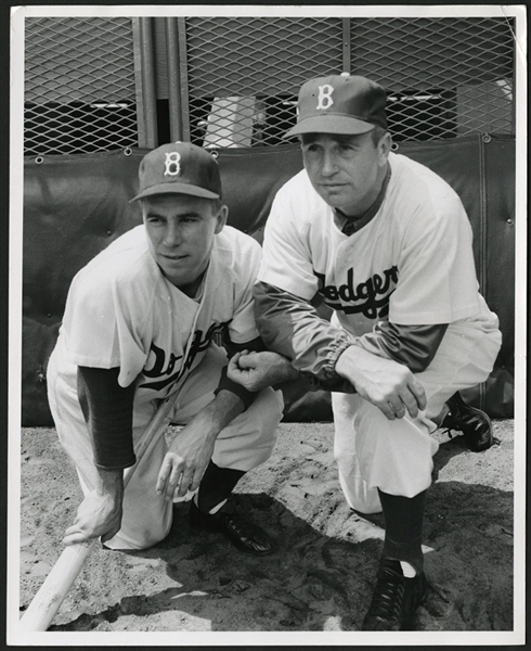 Original Pee Wee Reese Wire Photograph