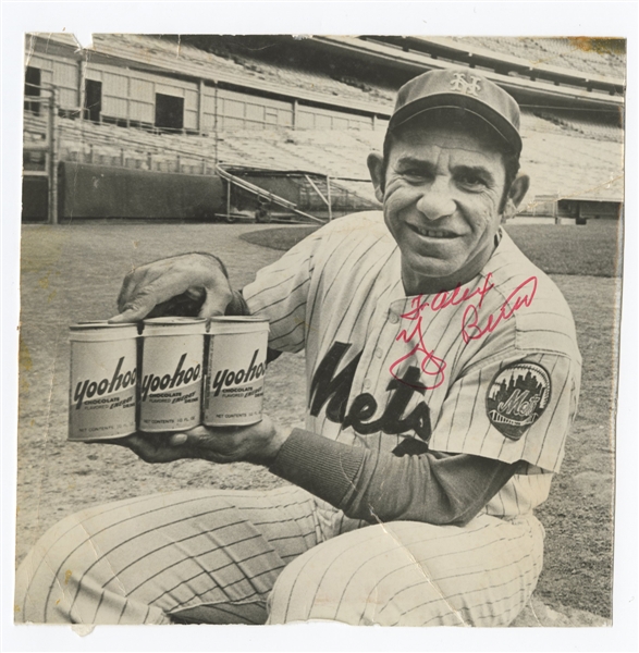 Yogi Berra Signed Photograph