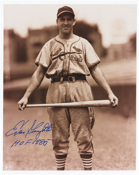 Enos Slaughter Signed Photograph