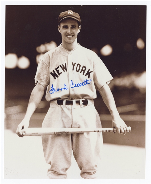 Frank Crosetti Signed Photograph