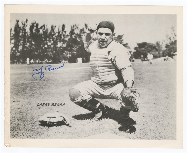 Yogi Berra Signed Photograph