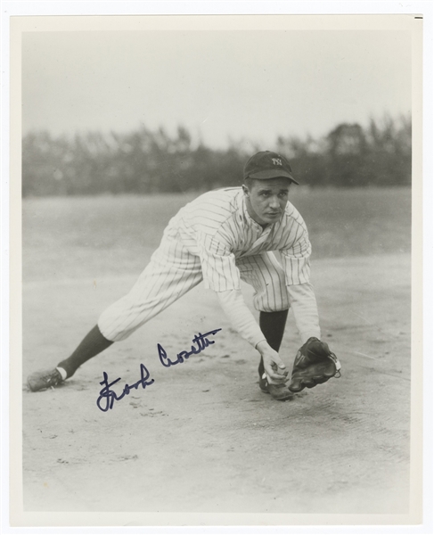 Frank Crosetti Signed Photograph