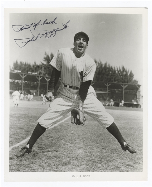 Phil Rizzuto Signed Photograph