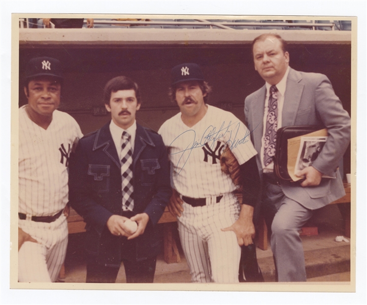 Jim "Catfish" Hunter Signed Photograph