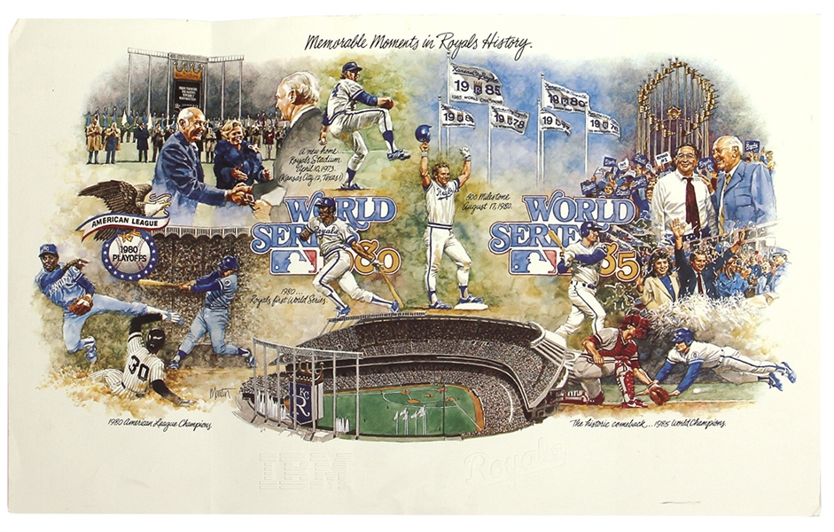 Kansas City Royals Championship Lithograph