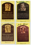 Massive Collection Over 150 Hall Of Fame Plaques Postcards 80+ Signed