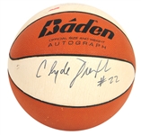 Clyde Drexler Signed Basketball (JSA)       