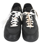 Saquon Barkley Custom Prototype One-of-One Nike Air Owned and Worn Sneakers