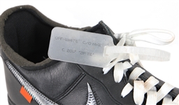 Saquon Barkley Custom Prototype One-of-One Nike Air Owned and Worn Sneakers