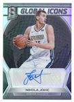 Nikola Jokic Prizm Global Icons GI-NJK Autographed Card (#148/149)