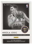 2018-19 Noir #NBW-NJK Nikola Jokic Autograph (#92/99)