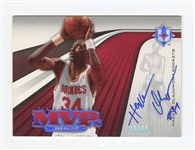 2004-05 UD Ultimate Collection #MVP-HO Hakeem Olajuwon Ultimate MVPs Auto (#13/94)