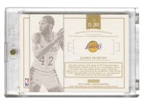 2016-17 Flawless Gold Proof #EX-JWO James Worthy Excellence Signatures Emerald (#1/1)