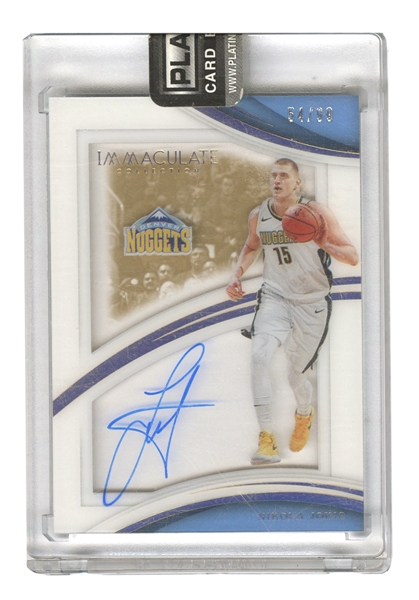 2017-18 Immaculate #SS-NJK Nikola Jokic Autograph (#54/99)