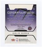 2002-03 Fleer #15 Vince Carter Authentix Patch-Autograph